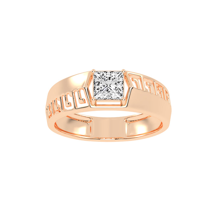 Elegant Spark 1.00Ct Princess Shape