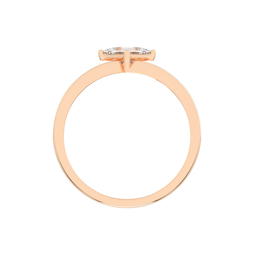 100Ct Princess Shape Solitaire