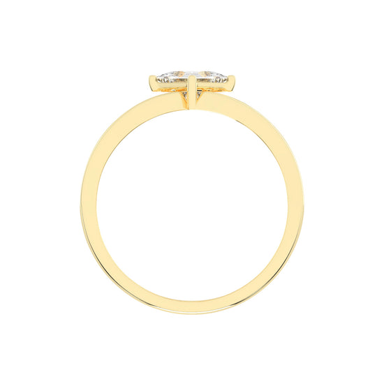 1.00Ct Princess Shape Solitaire