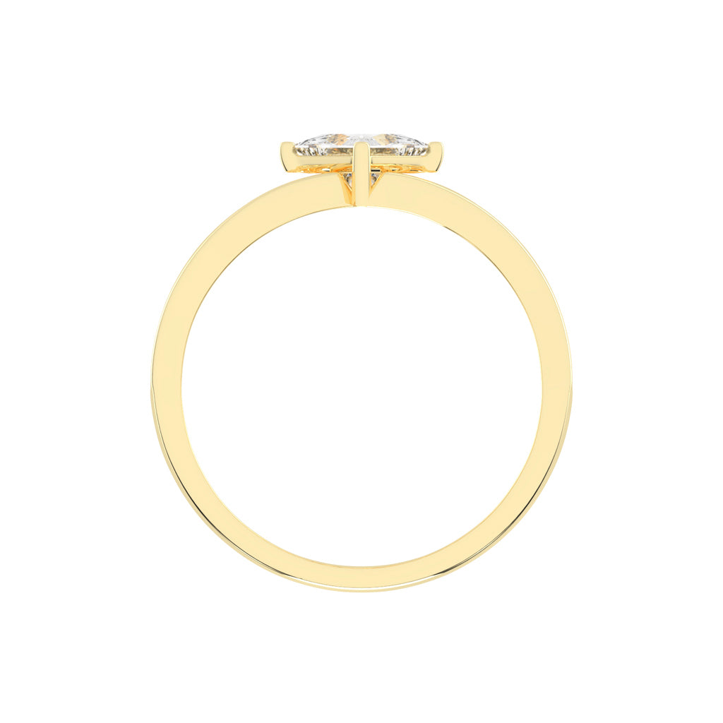 100Ct Princess Shape Solitaire