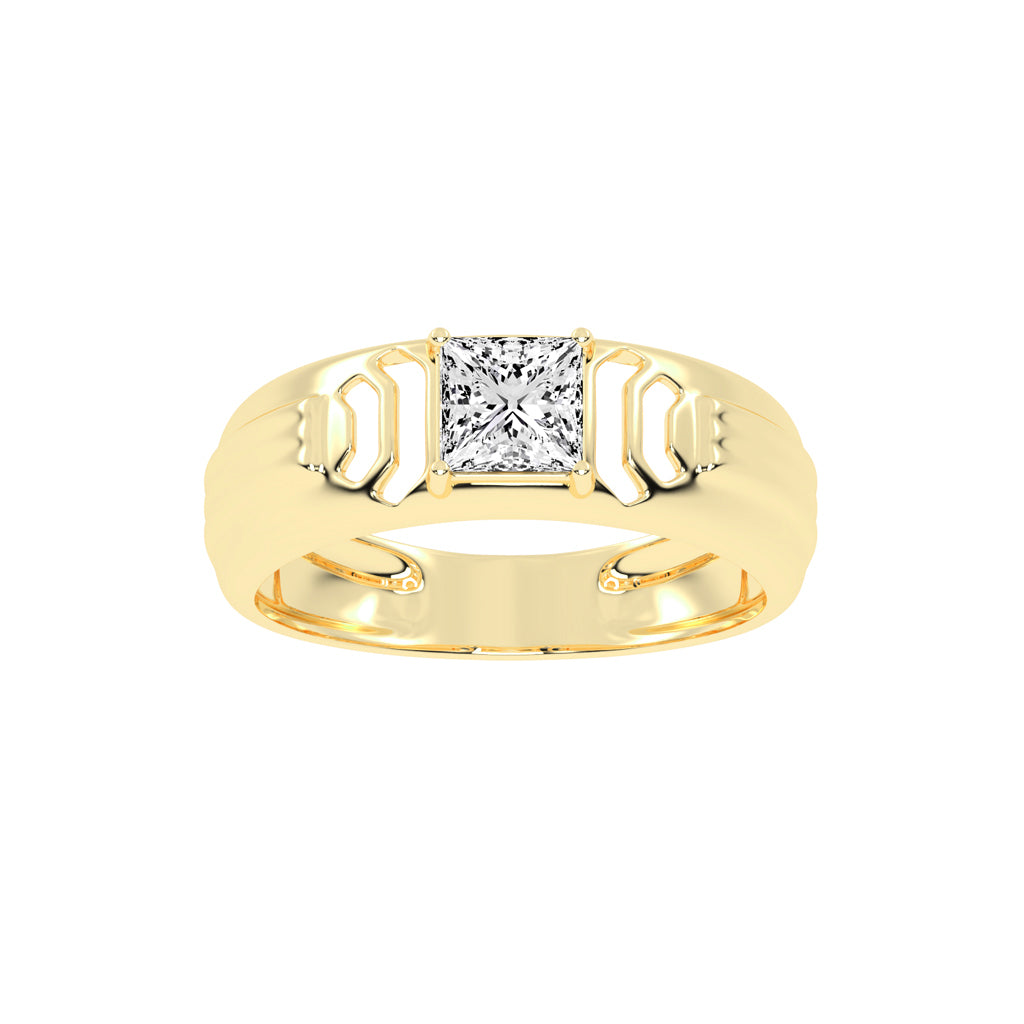 1.00Ct Princess Shape Solitaire