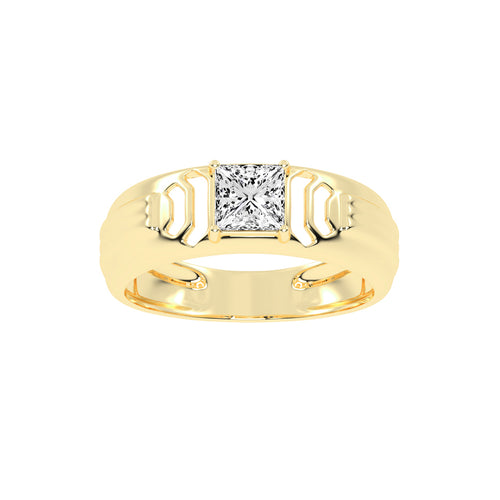 1.00Ct Princess Shape Solitaire