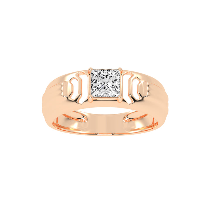 1.00Ct Princess Shape Solitaire
