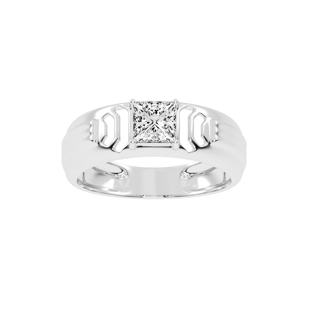 1.00Ct Princess Shape Solitaire