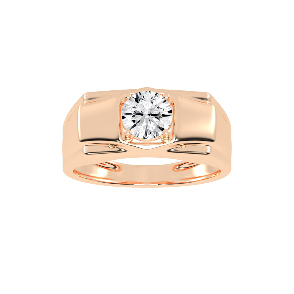 1.00Ct Round Shape Solitaire