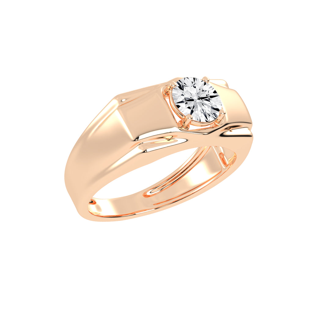 1.00Ct Round Shape Solitaire