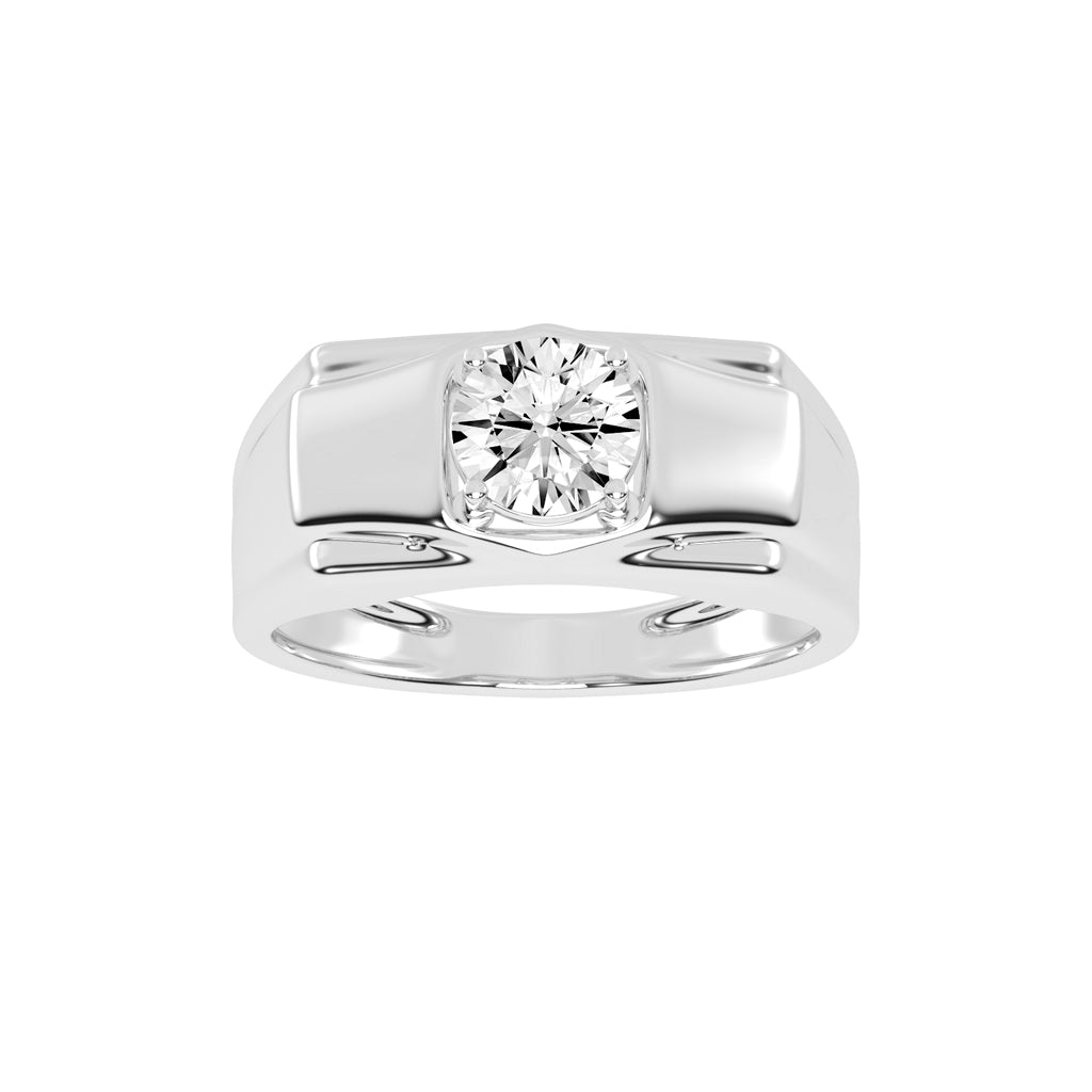 1.00Ct Round Shape Solitaire