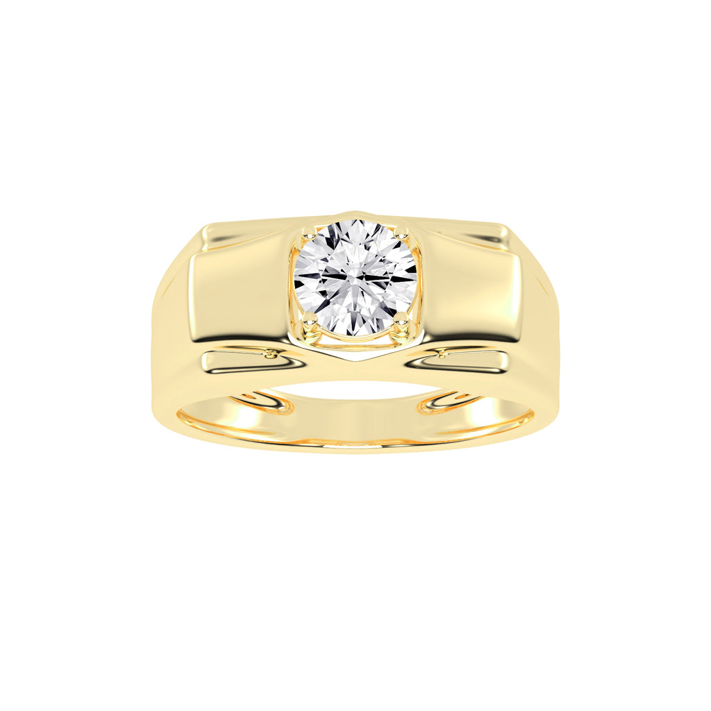1.00Ct Round Shape Solitaire