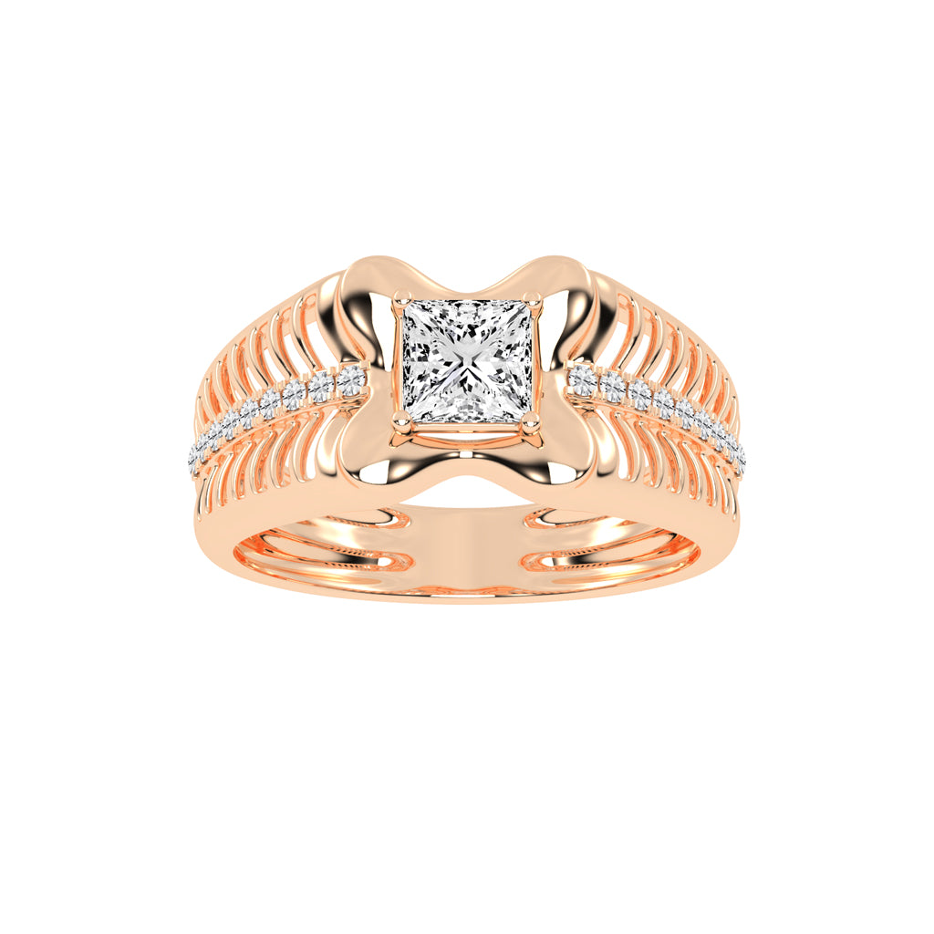 1Ct Princess Shape Solitaire