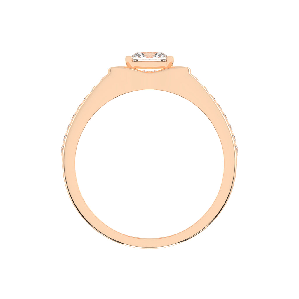 1Ct Princess Shape Solitaire