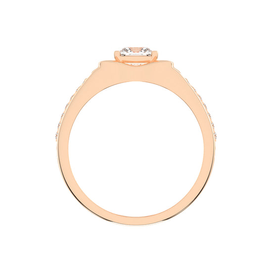 1Ct Princess Shape Solitaire