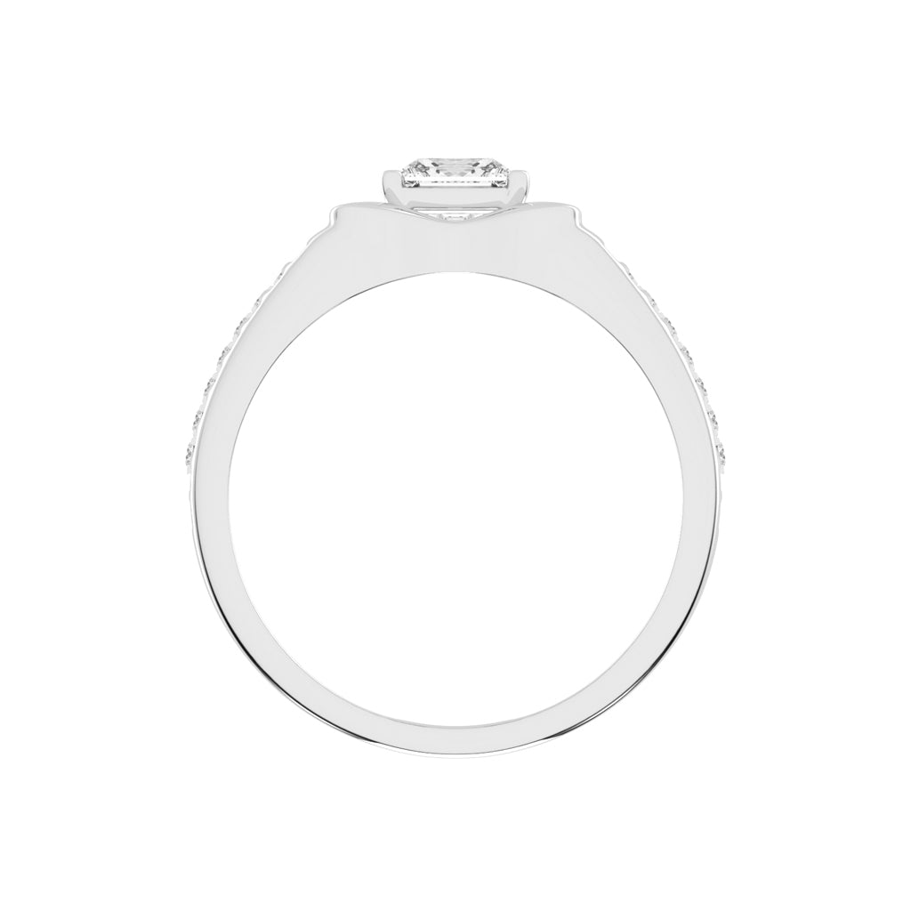 1Ct Princess Shape Solitaire