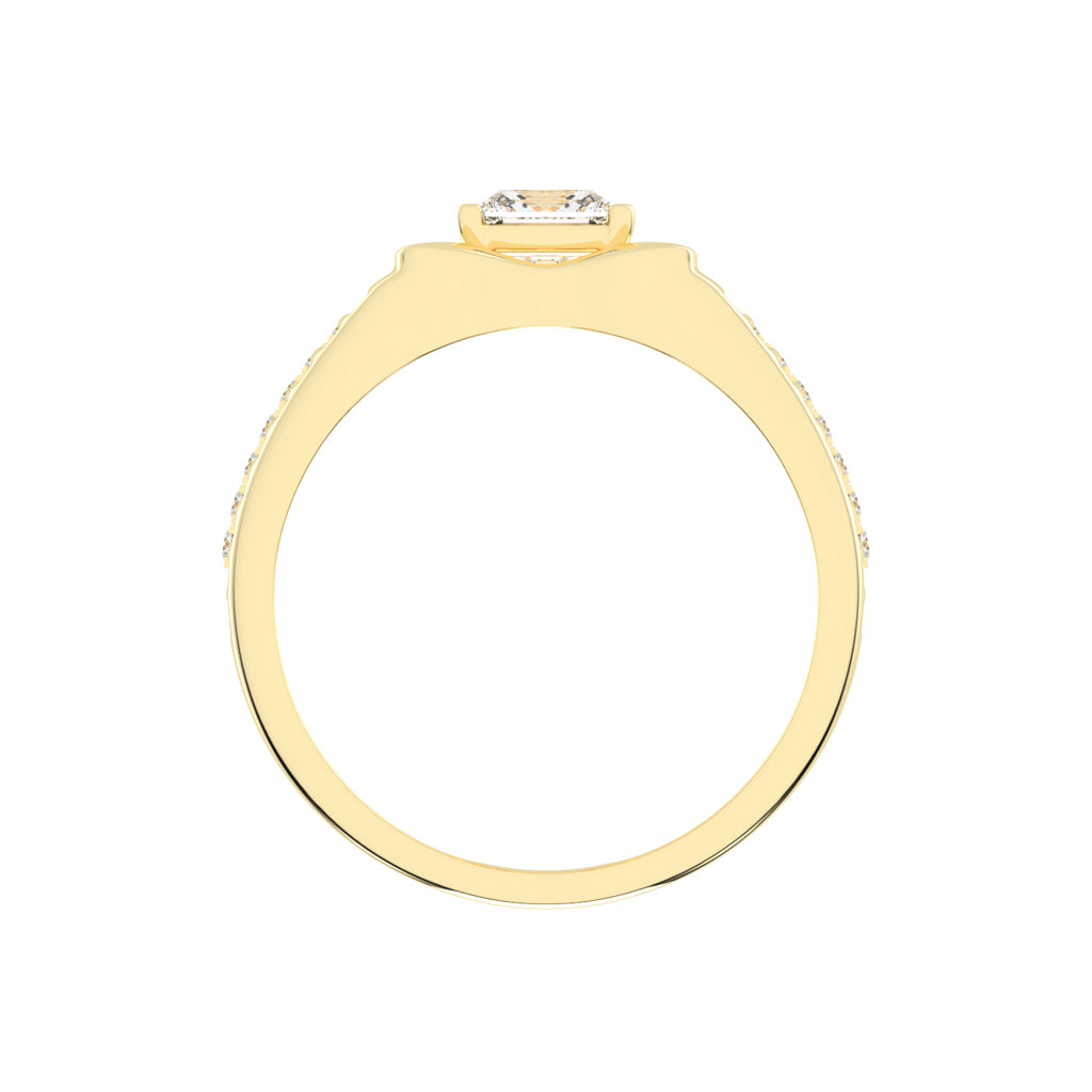 1Ct Princess Shape Solitaire