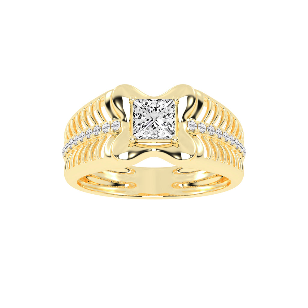 1Ct Princess Shape Solitaire