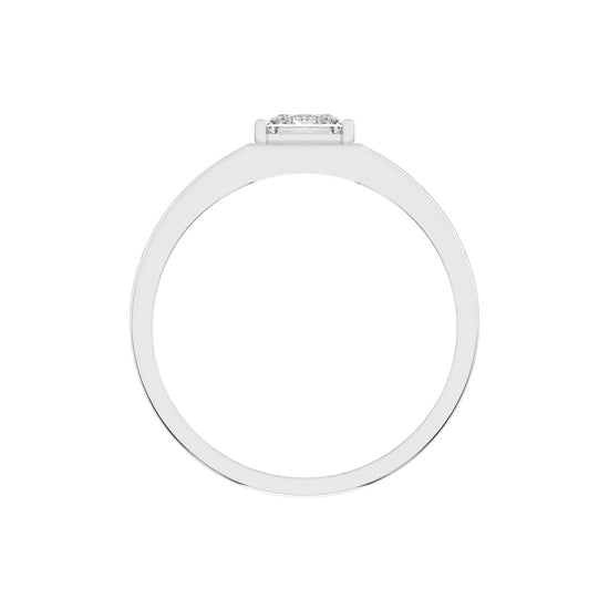 1.00Ct Princess Shape Solitaire