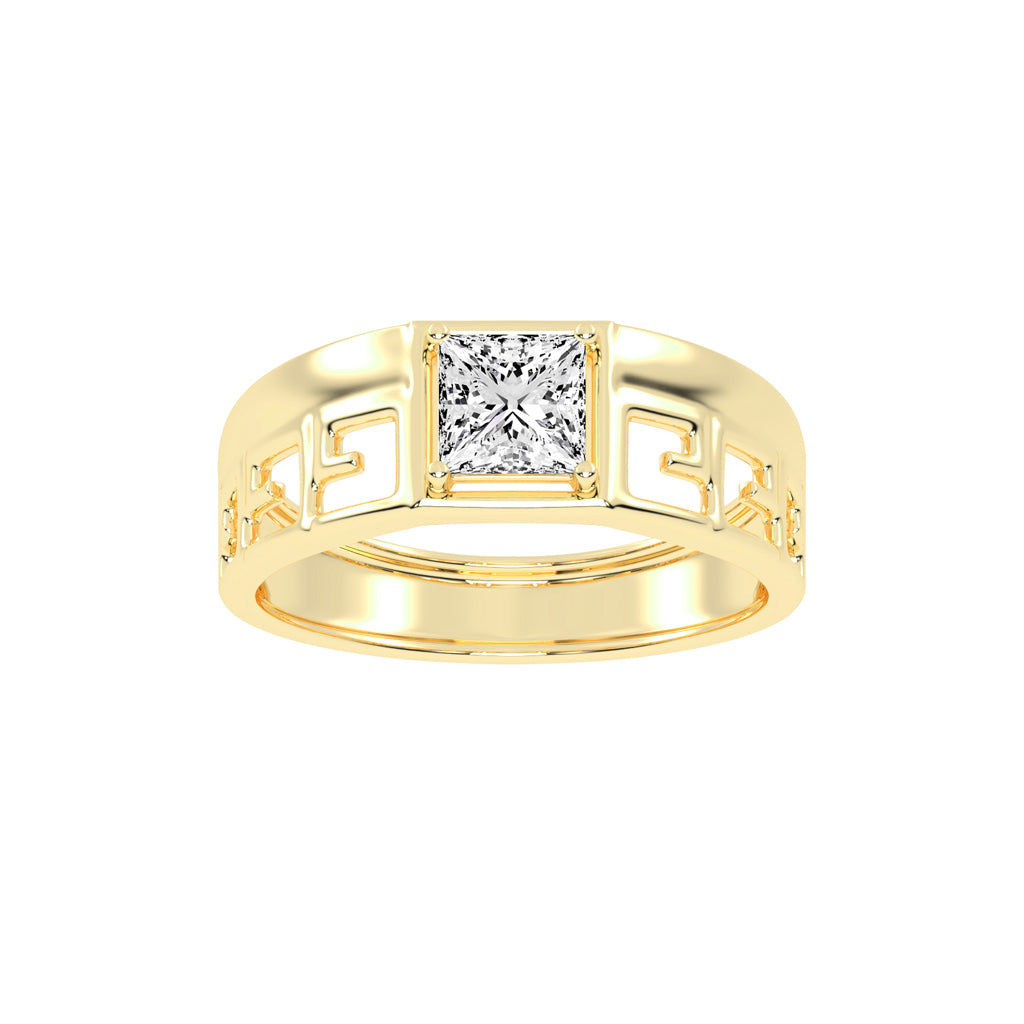 1.00Ct Princess Shape Solitaire