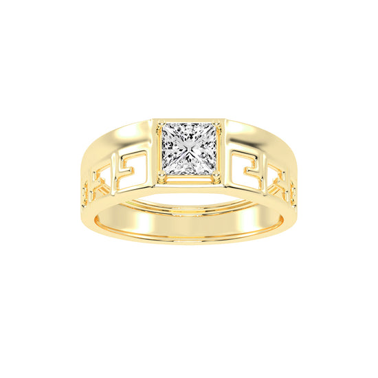1.00Ct Princess Shape Solitaire
