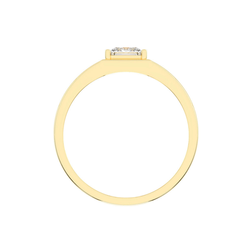 1.00Ct Princess Shape Solitaire