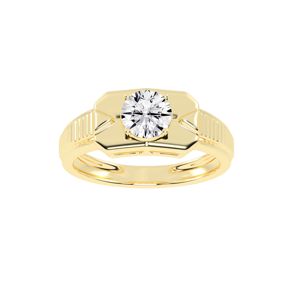 1.00Ct Round Shape Solitaire