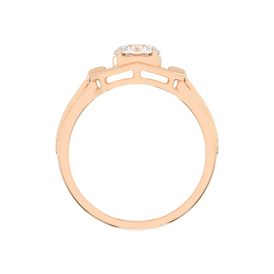 1.00Ct Round Shape Solitaire