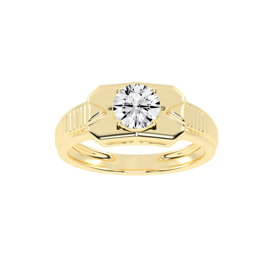 1.00Ct Round Shape Solitaire