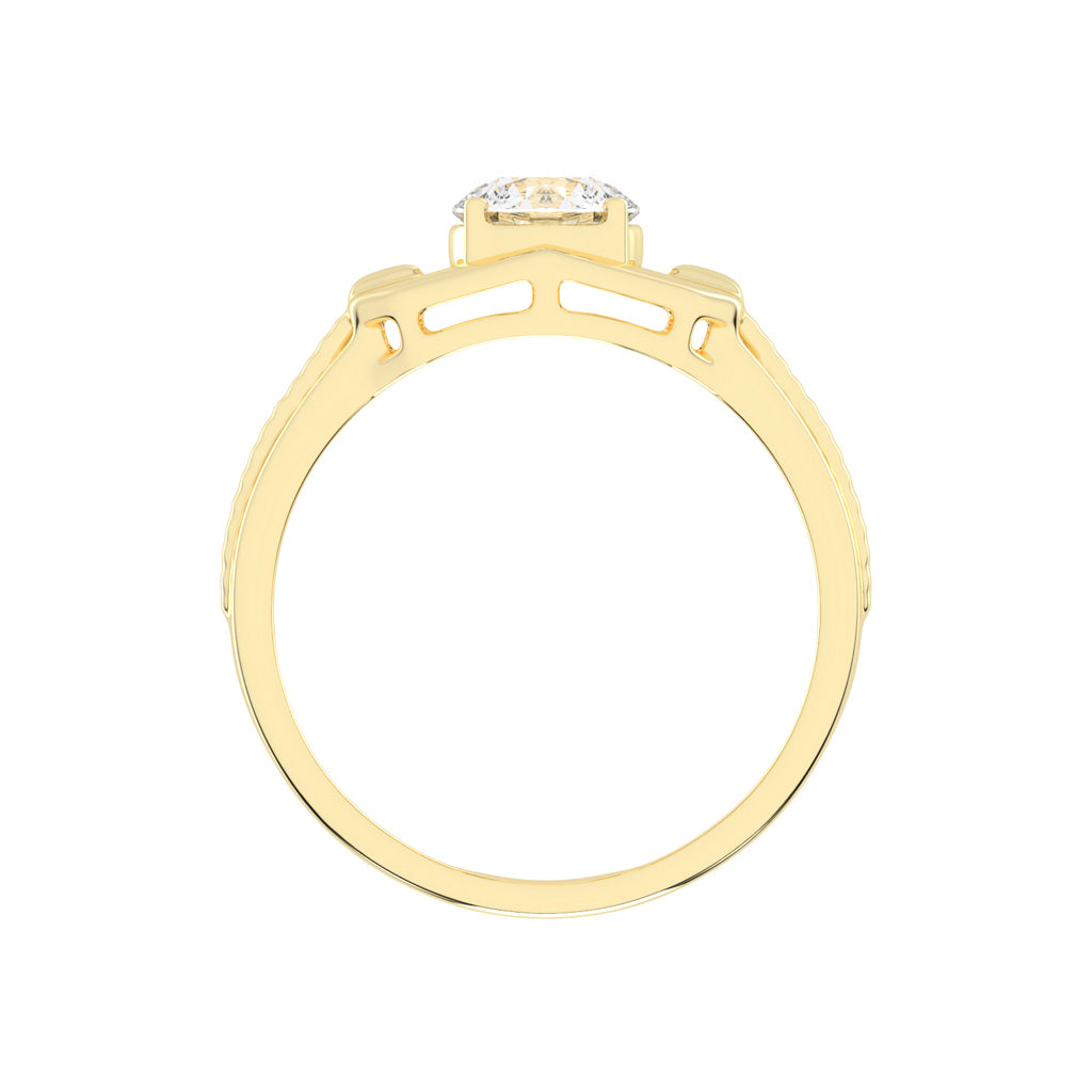 1.00Ct Round Shape Solitaire