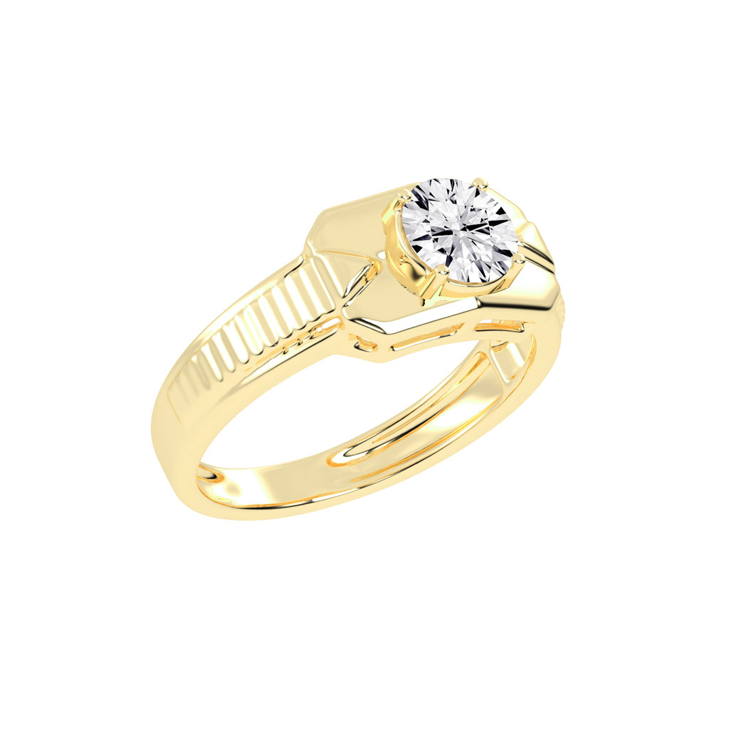 1.00Ct Round Shape Solitaire