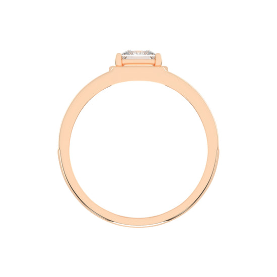 1.00Ct Princess Shape Solitaire