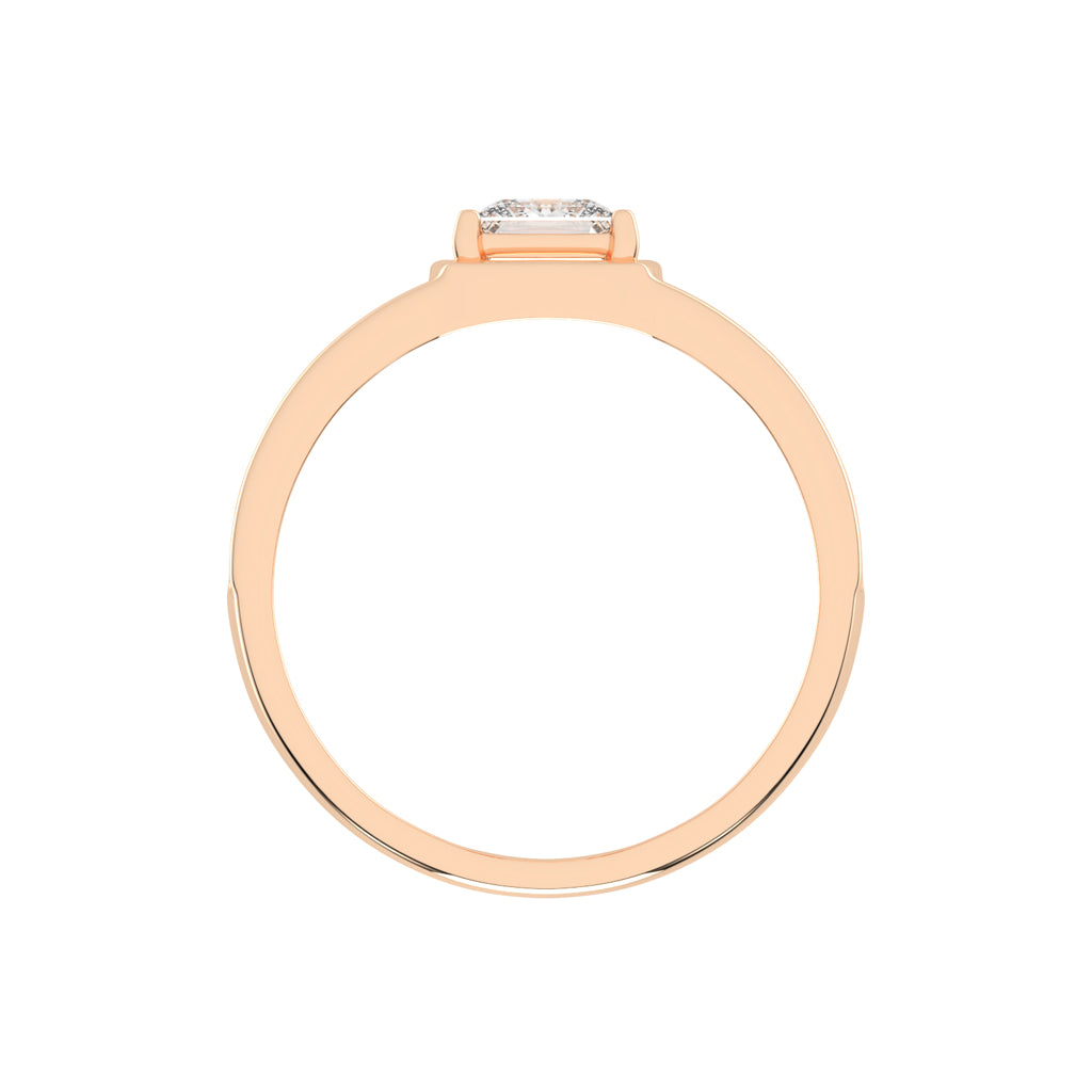 1.00Ct Princess Shape Solitaire