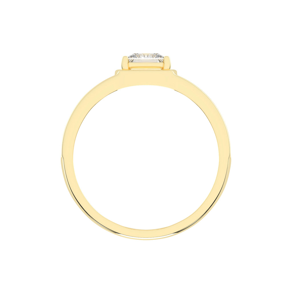 1.00Ct Princess Shape Solitaire