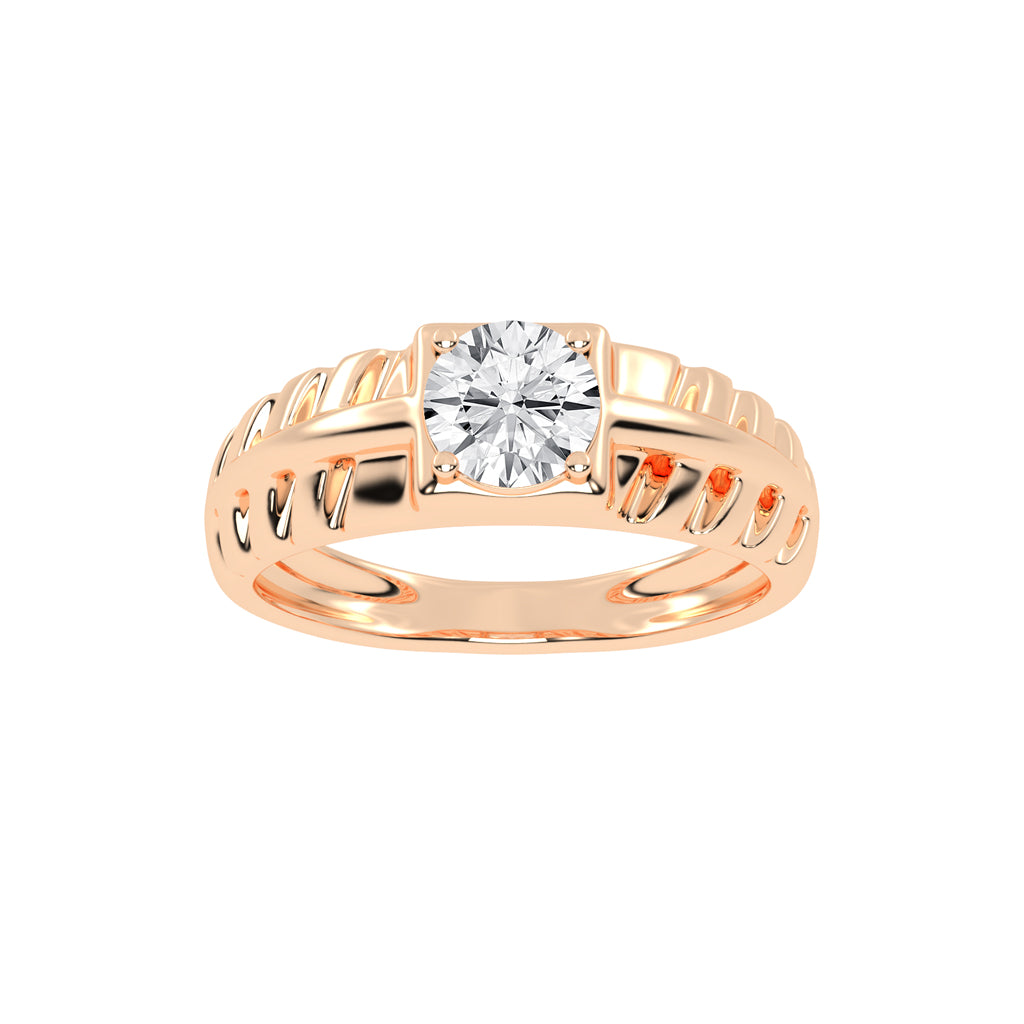 1.00Ct Round Shape Solitaire