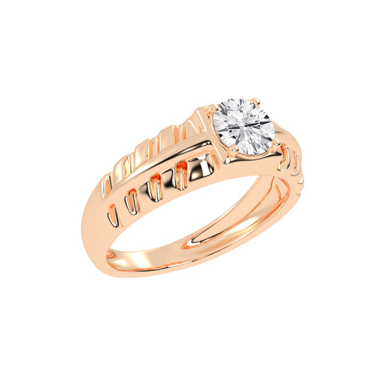 1.00Ct Round Shape Solitaire