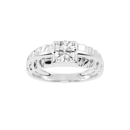 1.00Ct Round Shape Solitaire