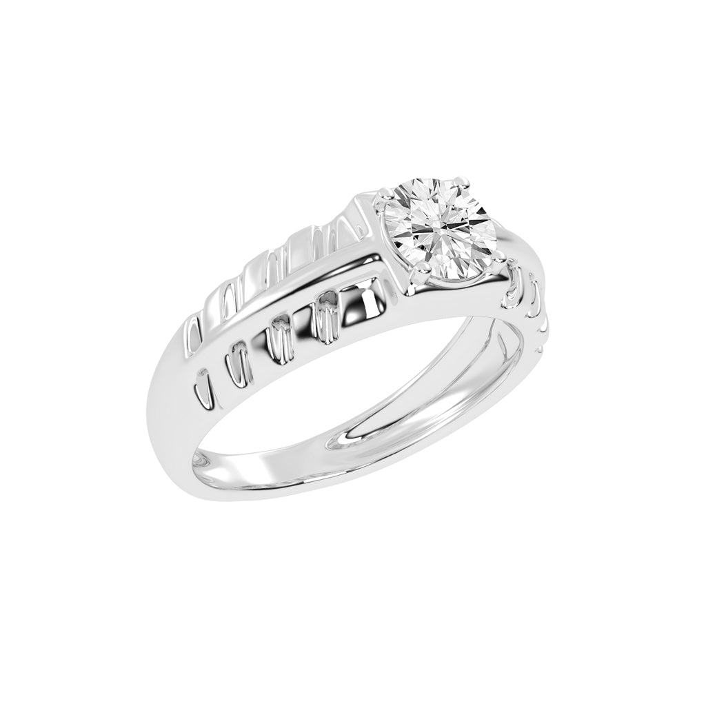 1.00Ct Round Shape Solitaire