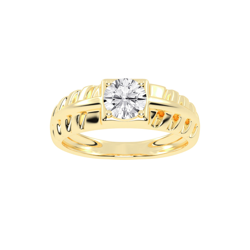 1.00Ct Round Shape Solitaire