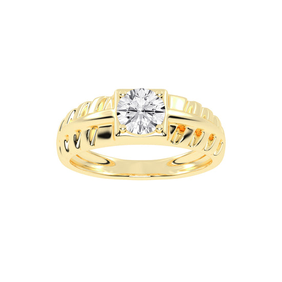 1.00Ct Round Shape Solitaire