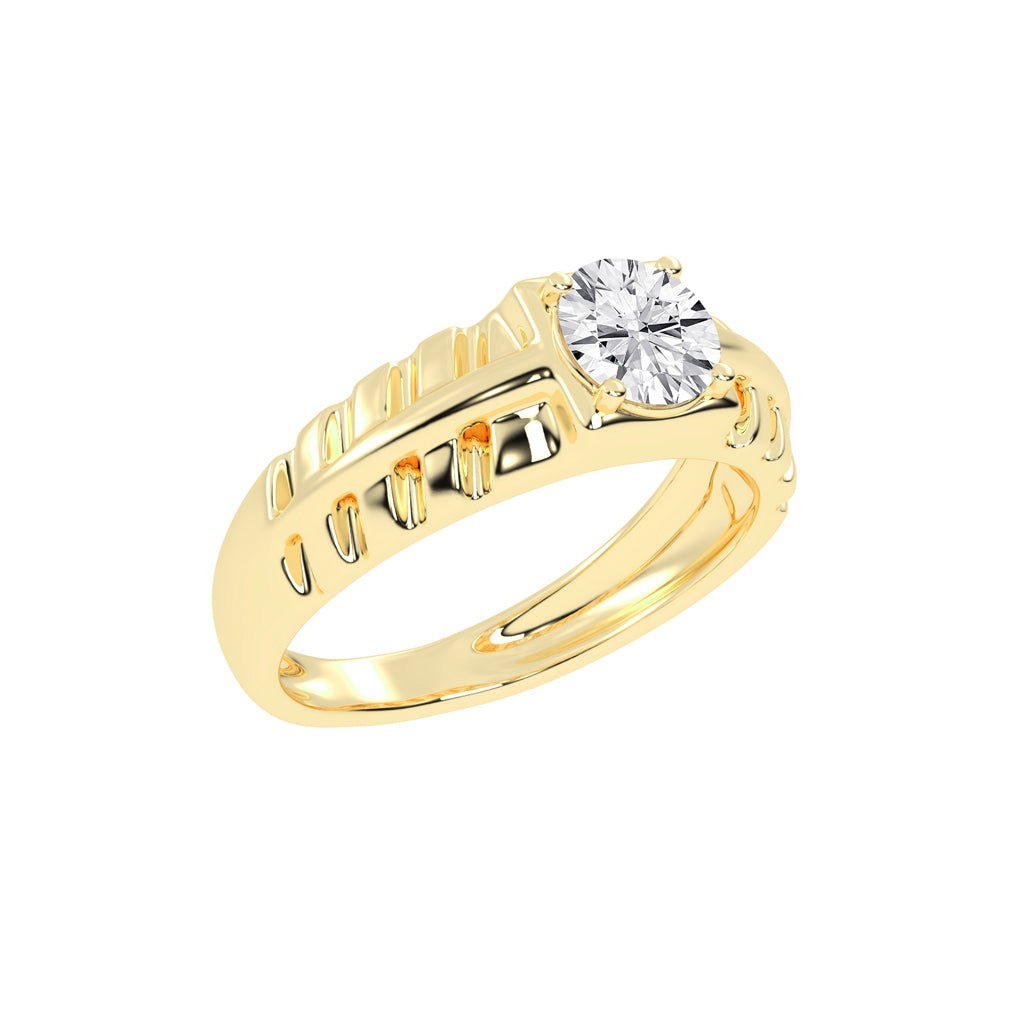 1.00Ct Round Shape Solitaire