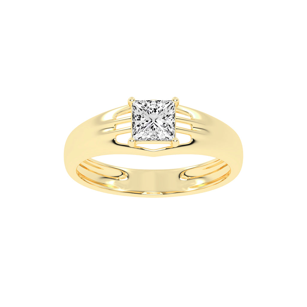1Ct Princess Shape Solitaire