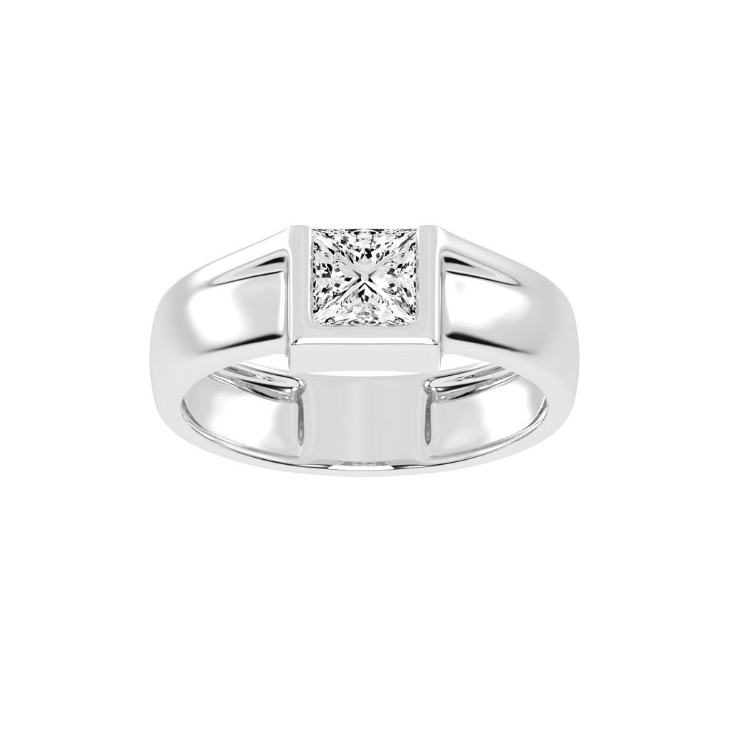 1Ct Princess Shape Solitaire