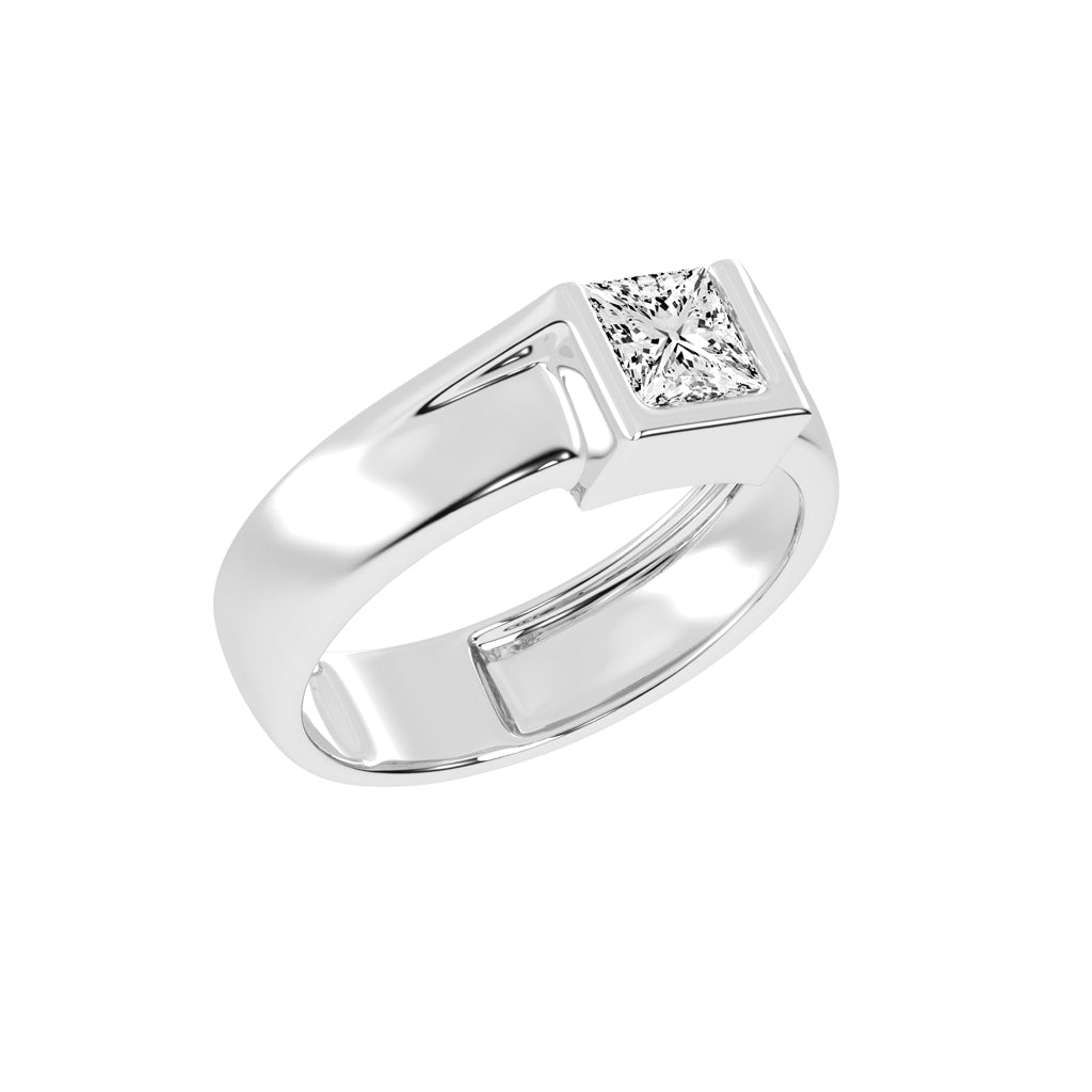 1Ct Princess Shape Solitaire