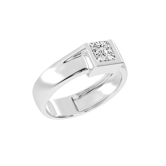 1Ct Princess Shape Solitaire