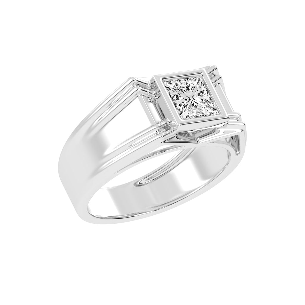 1.25Ct Princess Shape Solitaire