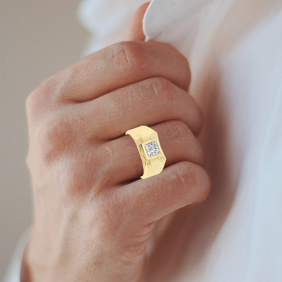 1.25Ct Princess Shape Solitaire