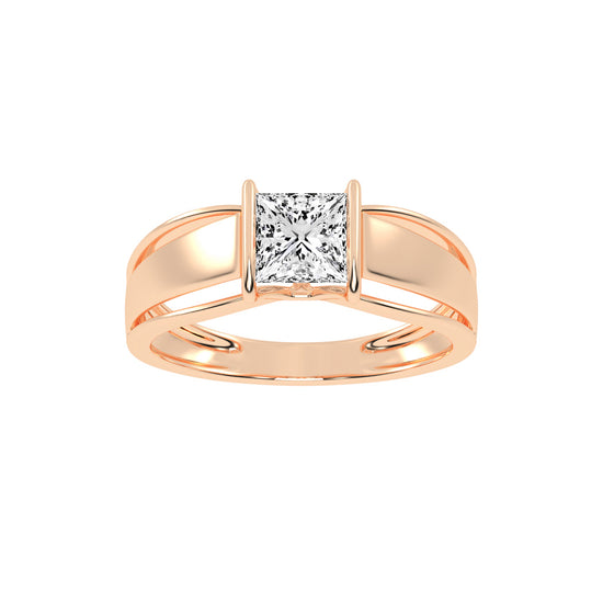 1.25Ct Princess Shape Solitaire