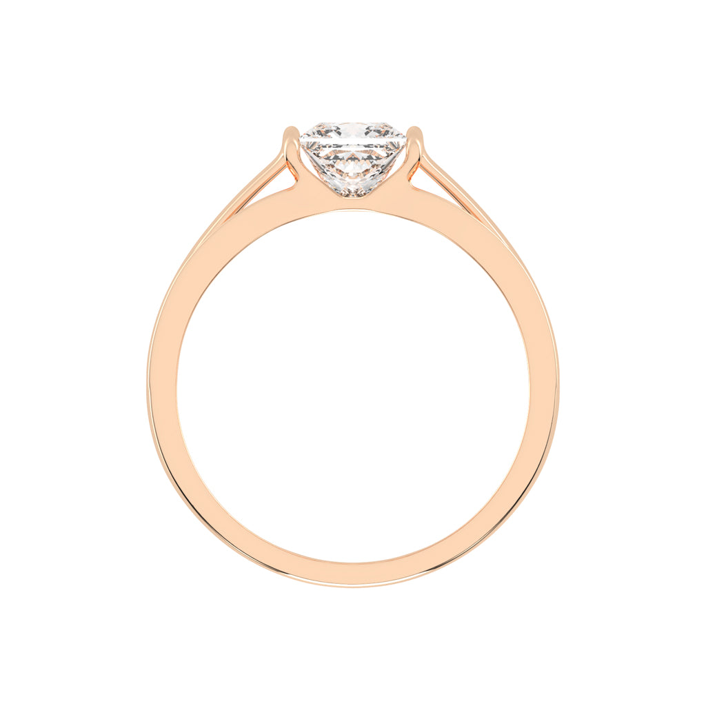 1.25Ct Princess Shape Solitaire