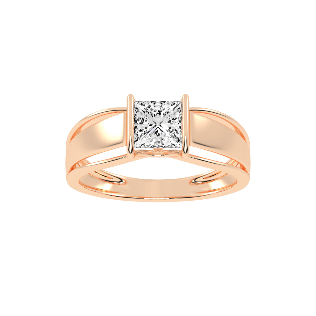 1.25Ct Princess Shape Solitaire