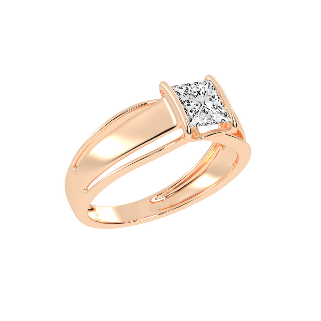 1.25Ct Princess Shape Solitaire