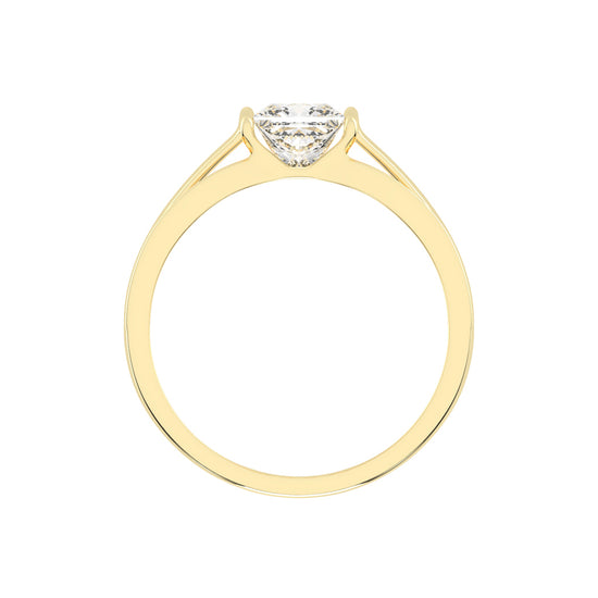 1.25Ct Princess Shape Solitaire