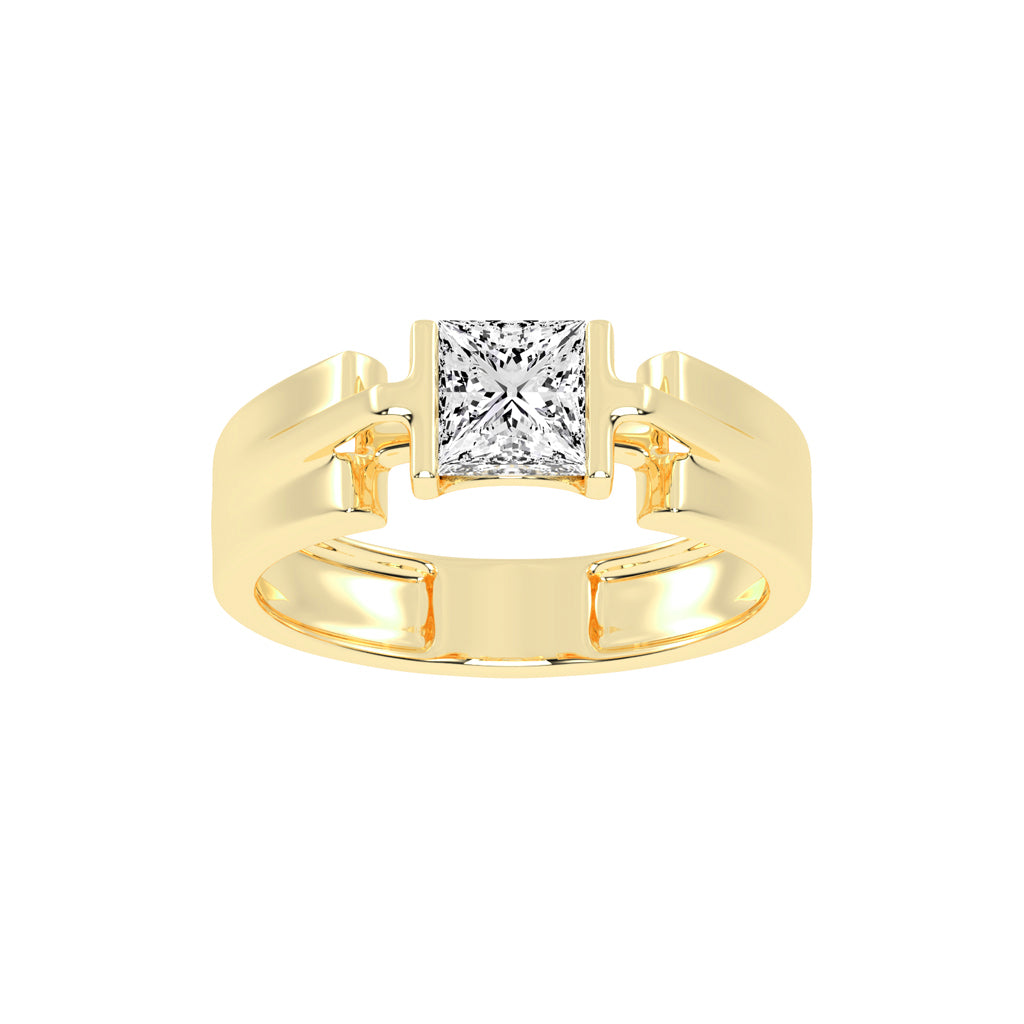 1.25Ct Princess Shape Solitaire