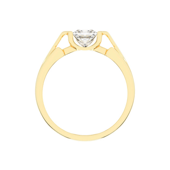1.25Ct Princess Shape Solitaire